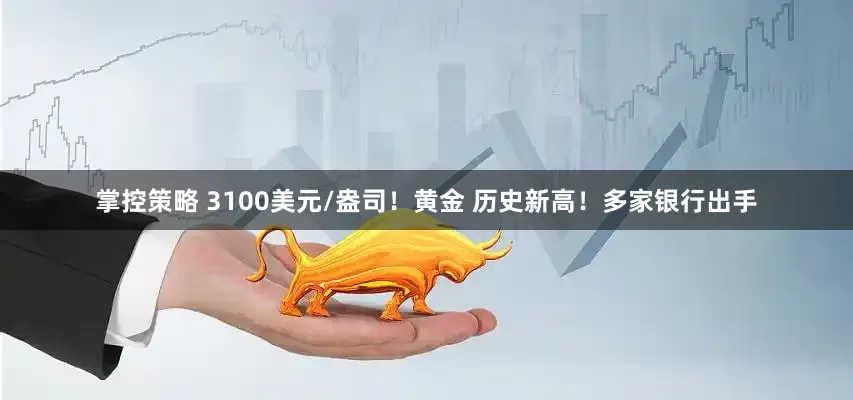 掌控策略 3100美元/盎司！黄金 历史新高！多家银行出手