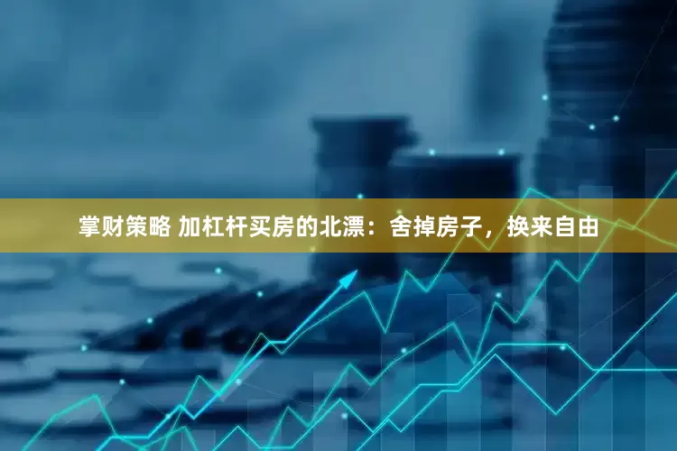 掌财策略 加杠杆买房的北漂：舍掉房子，换来自由